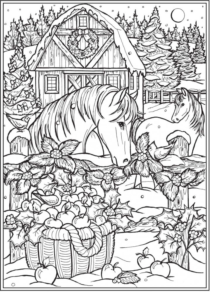 Creative Haven Home for the Holidays Coloring Book | Фото 6