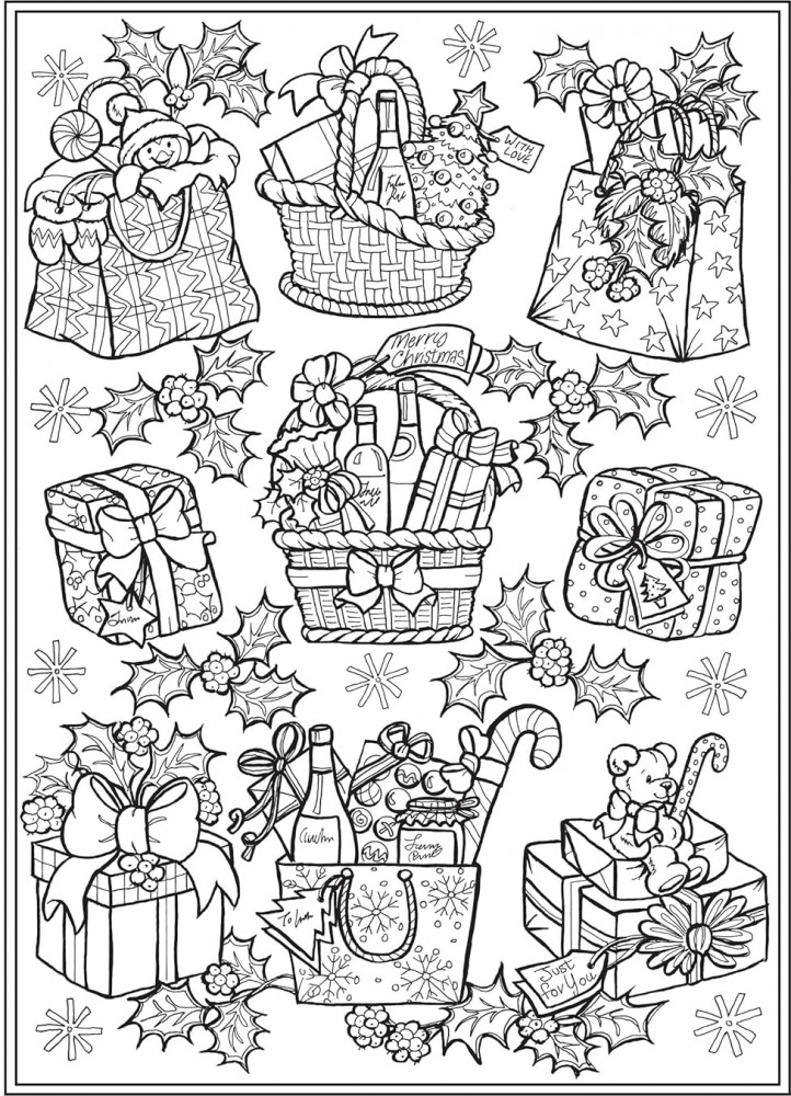 Creative Haven Home for the Holidays Coloring Book | Фото 9