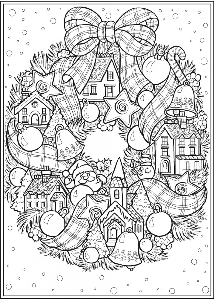 Creative Haven Home for the Holidays Coloring Book | Фото 10