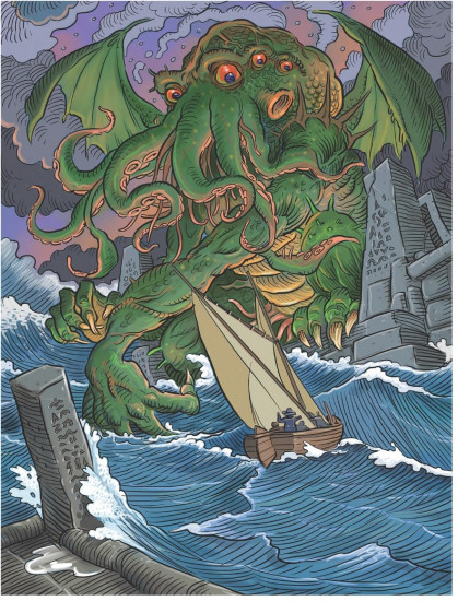 Creative Haven Literary Horror Legends Coloring Book