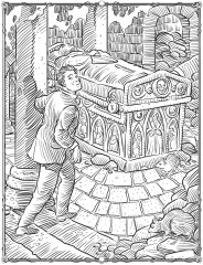 Creative Haven Literary Horror Legends Coloring Book - Фото 3