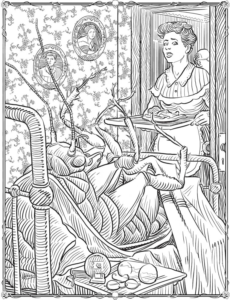 Creative Haven Literary Horror Legends Coloring Book | Фото 8