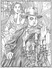 Creative Haven Literary Horror Legends Coloring Book - Фото 9