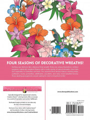 Creative Haven Fantastic Floral Wreaths Coloring Book - Фото 1