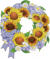 Creative Haven Fantastic Floral Wreaths Coloring Book - Фото 7