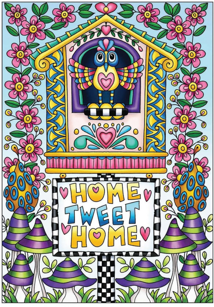 Creative Haven Fanciful Birds Coloring Book | Фото 2