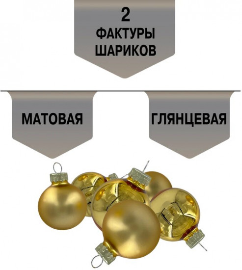 Набор шаров ёлочных