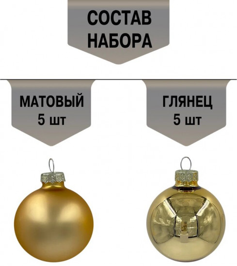 Набор шаров ёлочных