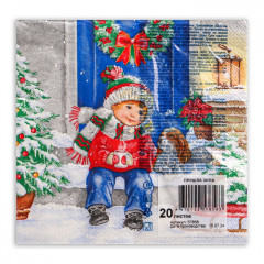 Набор салфеток бумажных «Пришла зима» - Фото 2