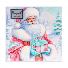 Набор салфеток бумажных «Дедушка Мороз» - Фото 1