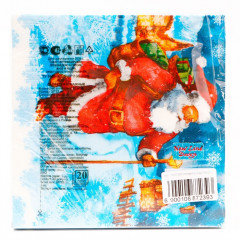 Набор салфеток бумажных «Дед Мороз» - Фото 3