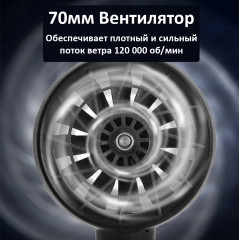 Беспроводной технический фен с двумя аккумуляторами WL-4579 - Фото 3