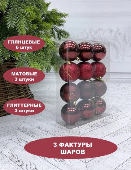 Набор шаров ёлочных