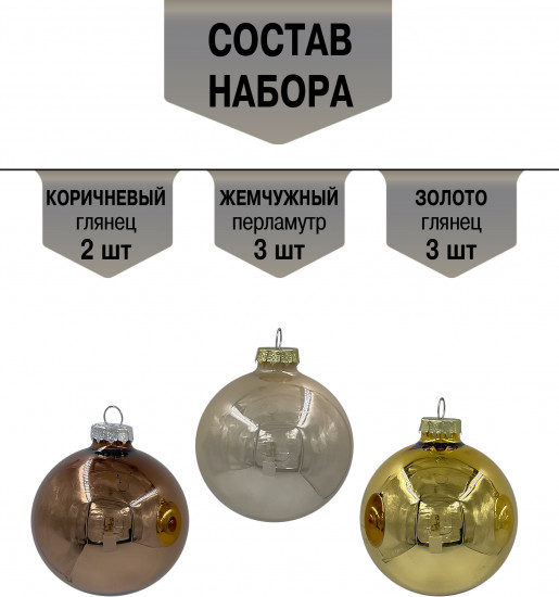 Набор шаров ёлочных