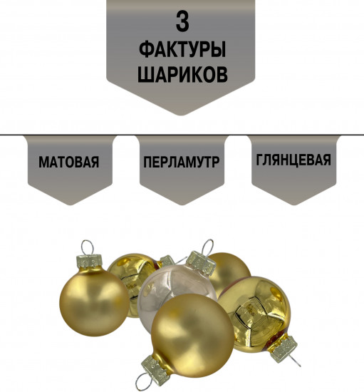 Набор шаров ёлочных