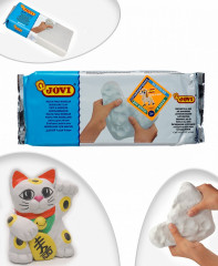 Паста для лепки и моделирования (белая, 1 кг) - Фото 1