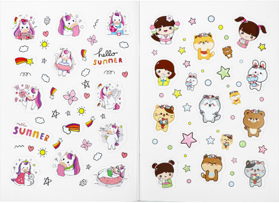 Стикербук «Kawaii style»