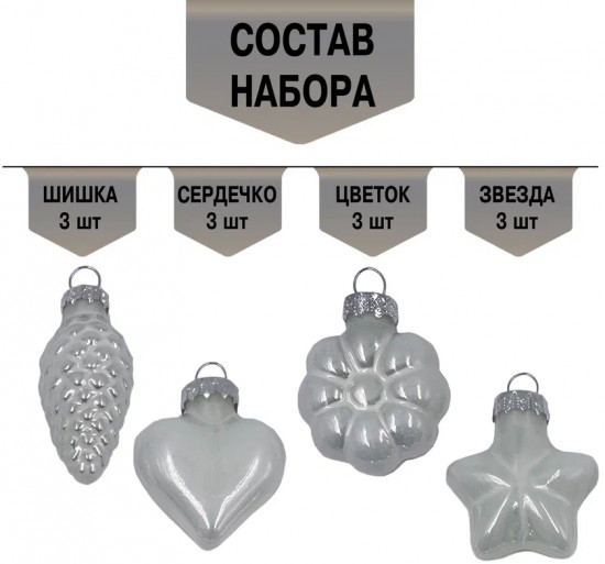 Набор ёлочных украшений