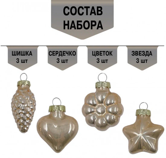 Набор ёлочных украшений