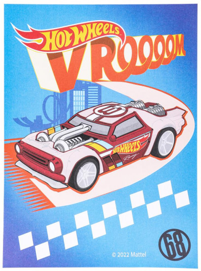 Аппликация «Hot Wheels»