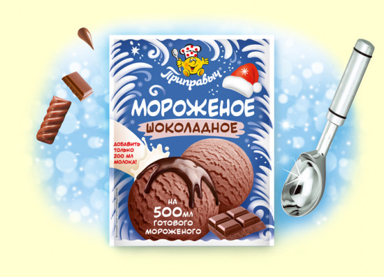 Смесь для приготовления мороженого «Шоколадное»