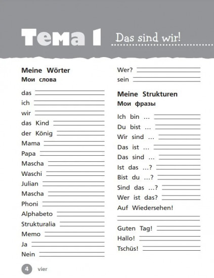 Deutsch. Немецкий язык. 2 класс. Рабочая тетрадь. Часть 1