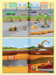 Стройка в городе. Многоразовые наклейки - Фото 3