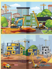 Стройка в городе. Многоразовые наклейки - Фото 4