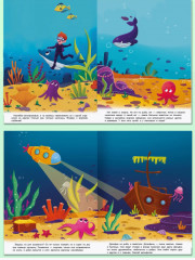 Подводное путешествие. Многоразовые наклейки - Фото 3