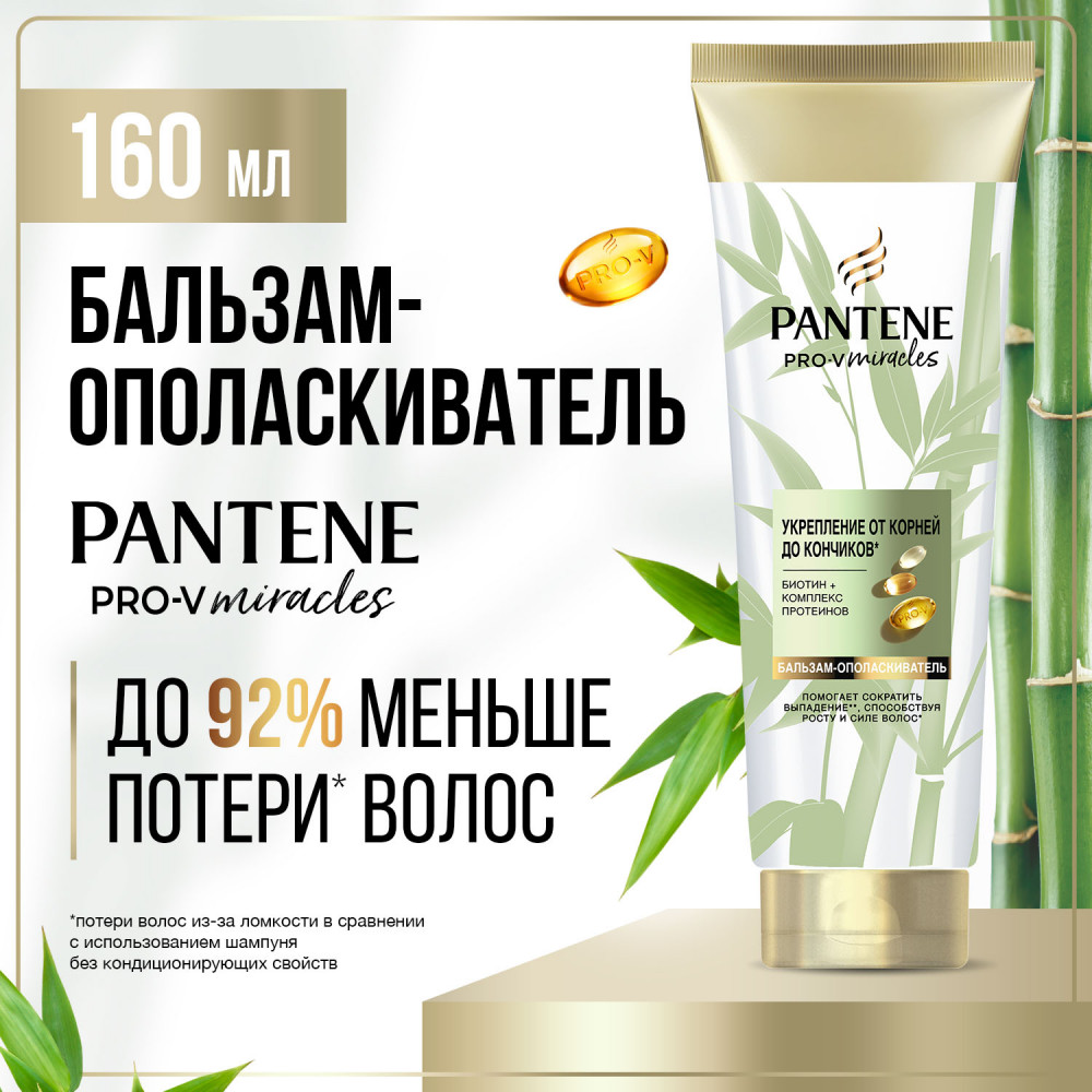 Бальзам-ополаскиватель «Укрепление от корней до кончиков» | Miracles | Pantene Pro-V | Фото 1