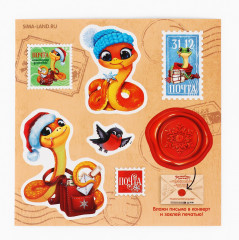 Письмо Деду Морозу с наклейками «Новый год: Новогодняя почта. Волшебное письмо» - Фото 3