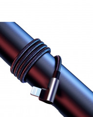 Угловой кабель для зарядки и передачи данных USB C-Lightning - Фото 6