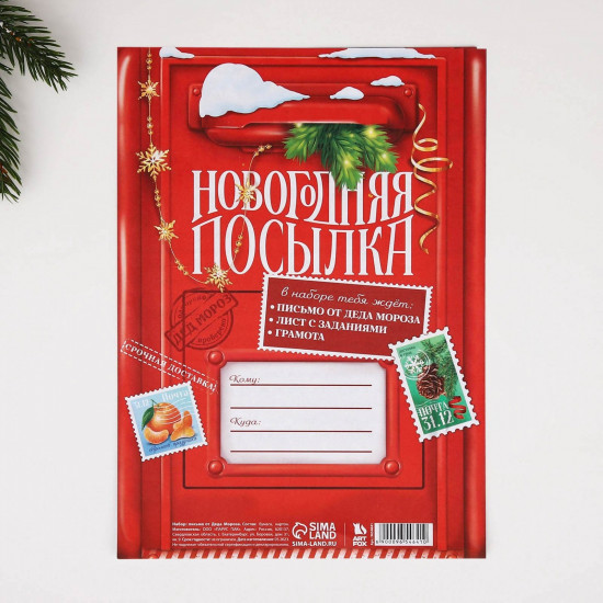 Письмо от Деда Мороза «Новый год. Новогодняя посылка!»