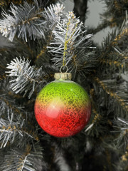 Набор елочных игрушек «Яблоки на снегу» - Фото 3