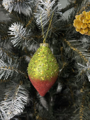 Набор елочных игрушек «Яблоки на снегу» - Фото 4