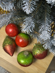 Набор елочных игрушек «Яблоки на снегу» - Фото 9