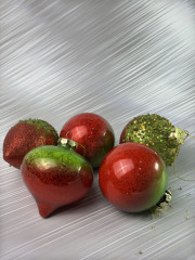 Набор елочных игрушек «Яблоки на снегу» - Фото 11