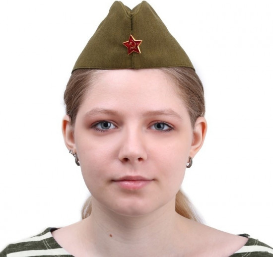 Пилотка солдата карнавальная