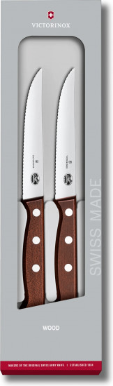 Набор кухонных ножей Wood Steak Serrated Set
