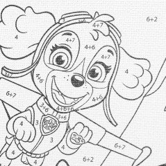 Картина по номерам «Щенячий патруль» - Фото 3