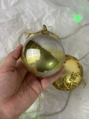 Набор елочных игрушек «Золотой шар» - Фото 4