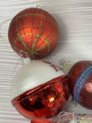 Набор елочных игрушек «Красный» - Фото 10