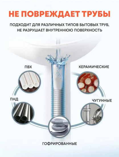 Средство для прочистки труб «Krot Turbo»