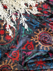 Ткань «Велюр Этно», плотность 200 гр, отрез 1 метр - Фото 2