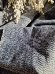 Ткань «Трикотаж костюмный Елочка» плотность 270 гр, отрез 1 метр - Фото 3