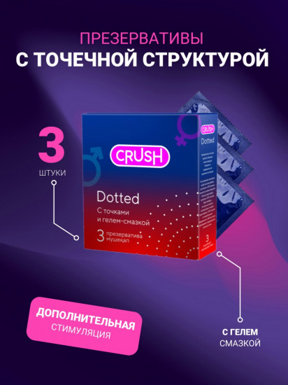 Презервативы с точечной структурой «Dotted»