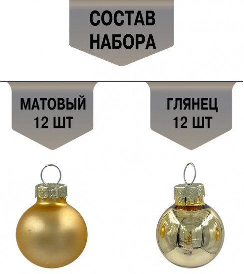 Набор ёлочных шаров