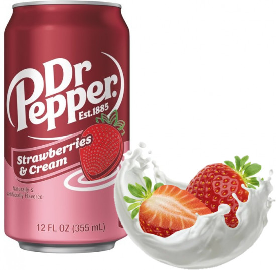 Газированный напиток «Strawberries & Cream»