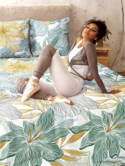 Комплект постельного белья «Linear flowers» - Фото 2