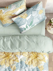 Комплект постельного белья «Linear flowers» - Фото 3